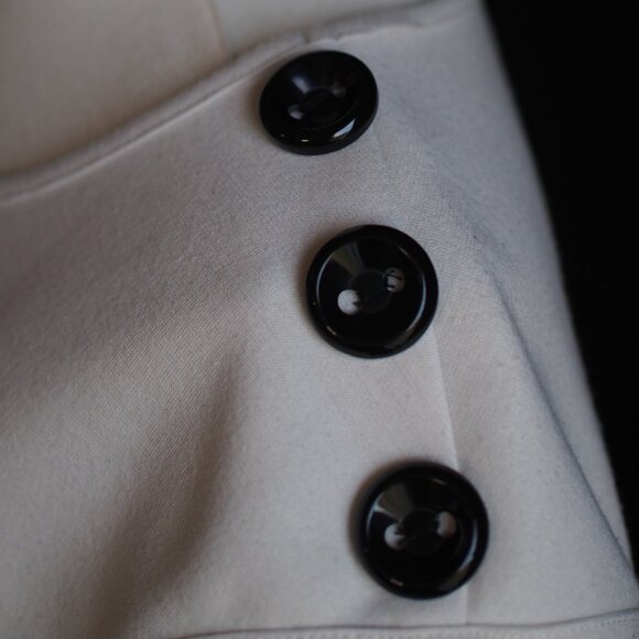 Spence | Black & White Ponte Dress w Stripes - Picture 6 of 7